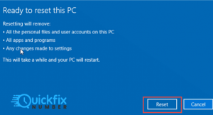 hp windows 7 factory reset without password