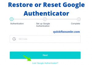restore google authenticator backup codes